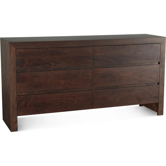 Acadia Dresser by World Interiors in coffee bean. Made from acacia wood in a unique style.