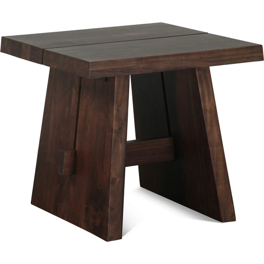 Acadia Side Table by World Interiors. Made from acacia wood in a unique style.