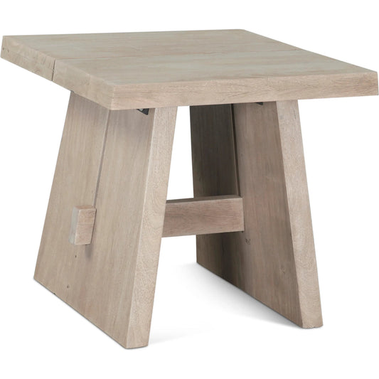 Acadia Side Table by World Interiors. Made from acacia wood in a unique style.