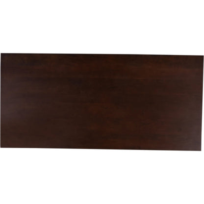 Lisbon Dining Table 84" by World Interiors in royal brown. Made from mango wood in a modern style.