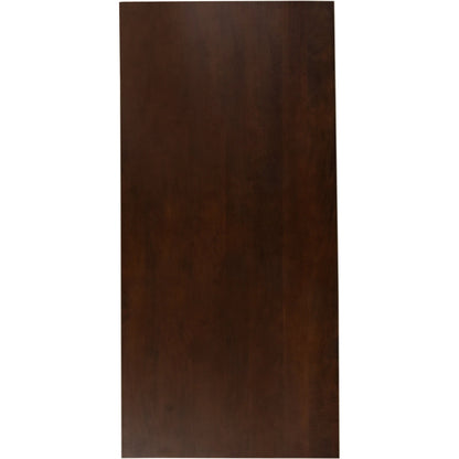 Lisbon Dining Table 84" by World Interiors in royal brown. Made from mango wood in a modern style.