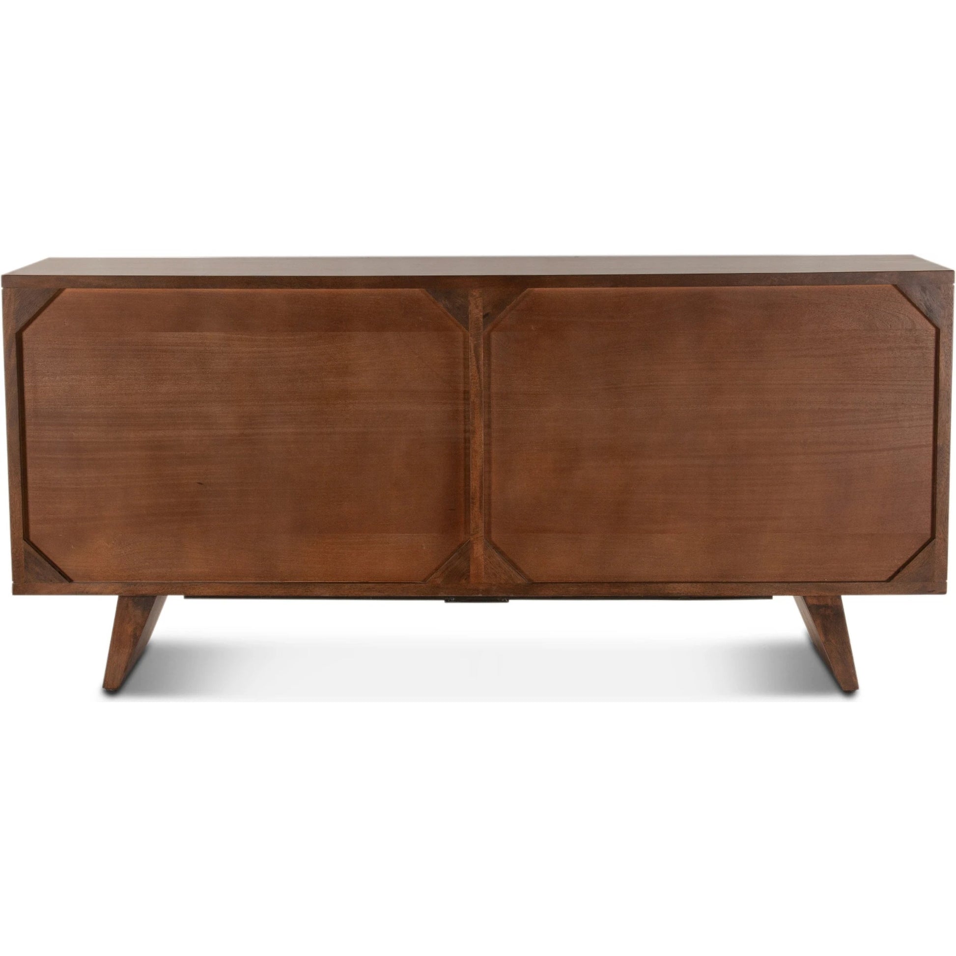 Palm Desert Sideboard by World Interiors in matte brown. Made from mango wood in a modern style.