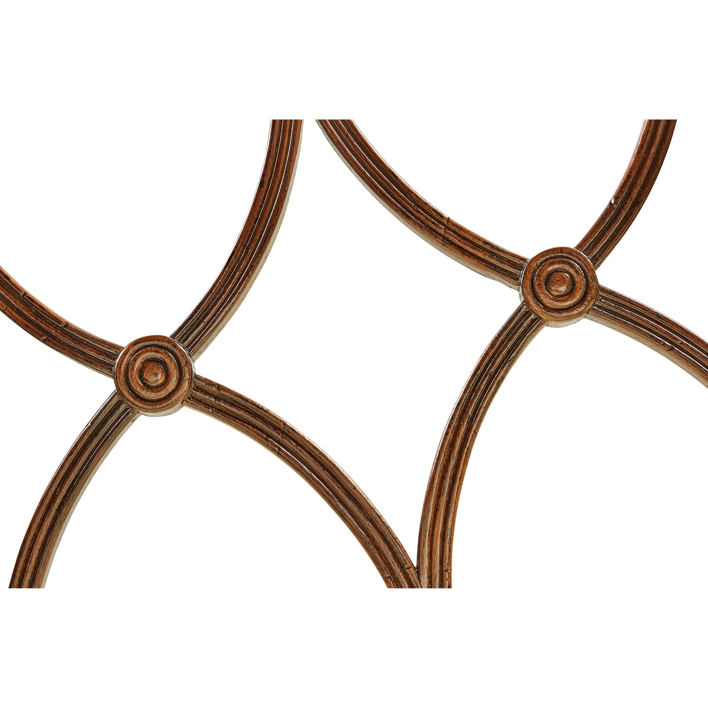 007 SI-1991053 | Closeup | Buckingham Regency Mahogany Curved Back Side Chair by Jonathan Charles in medium antique mahogany. Made from acacia in a modern style.