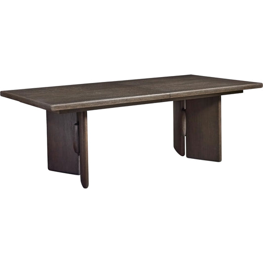 Geneve Dining Table by Bernhardt in brown. Made from wood in a unique style.