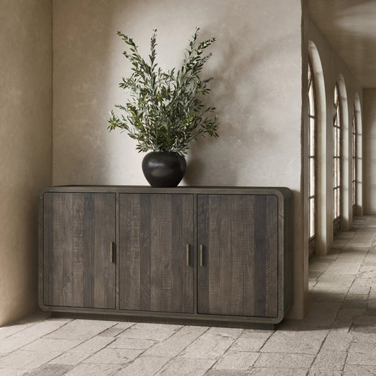Monterey Sideboard by Moe's Home Collection in natural. Made from solid pine, plywood in a modern style.