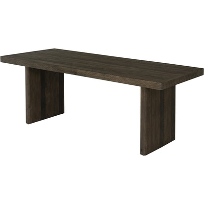Monterey Dining Table Aged by Moe's Home Collection in natural. Made from solid pine in a eclectic & global style.