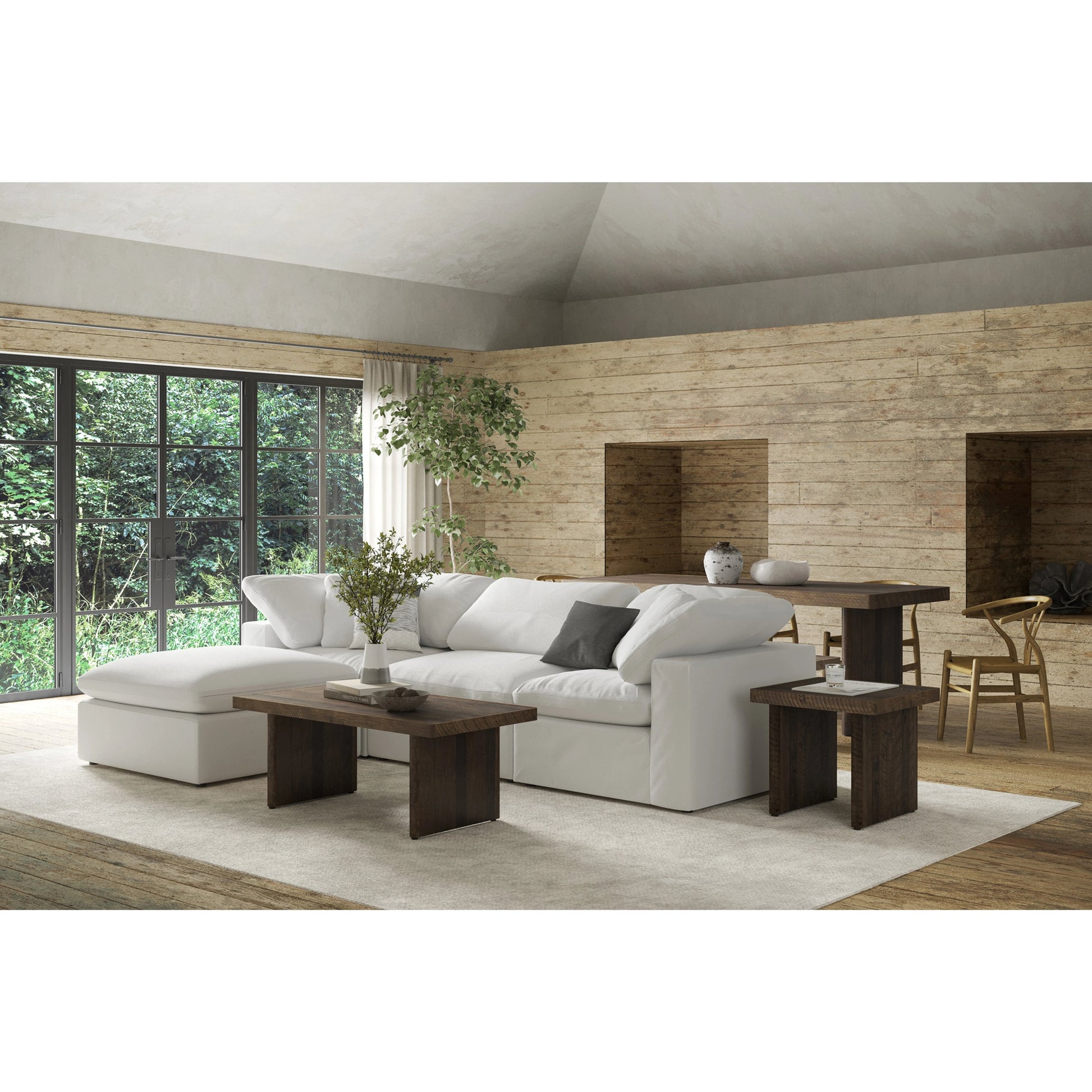 Monterey Coffee Table by Moe's Home Collection in natural. Made from solid pine in a modern style.
