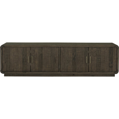 Monterey Media Cabinet by Moe's Home Collection in natural. Made from solid pine, plywood in a eclectic & global style.