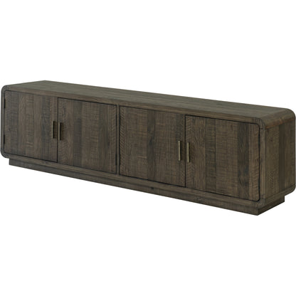 Monterey Media Cabinet by Moe's Home Collection in natural. Made from solid pine, plywood in a eclectic & global style.