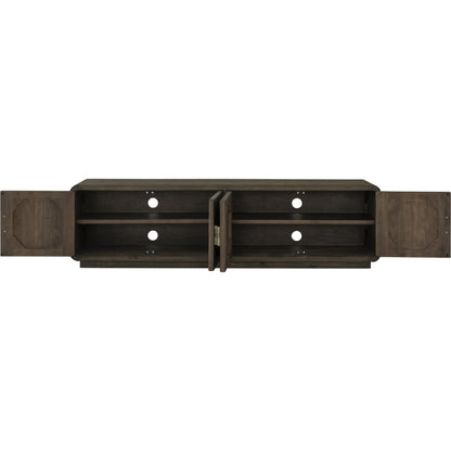 Monterey Media Cabinet by Moe's Home Collection in natural. Made from solid pine, plywood in a eclectic & global style.