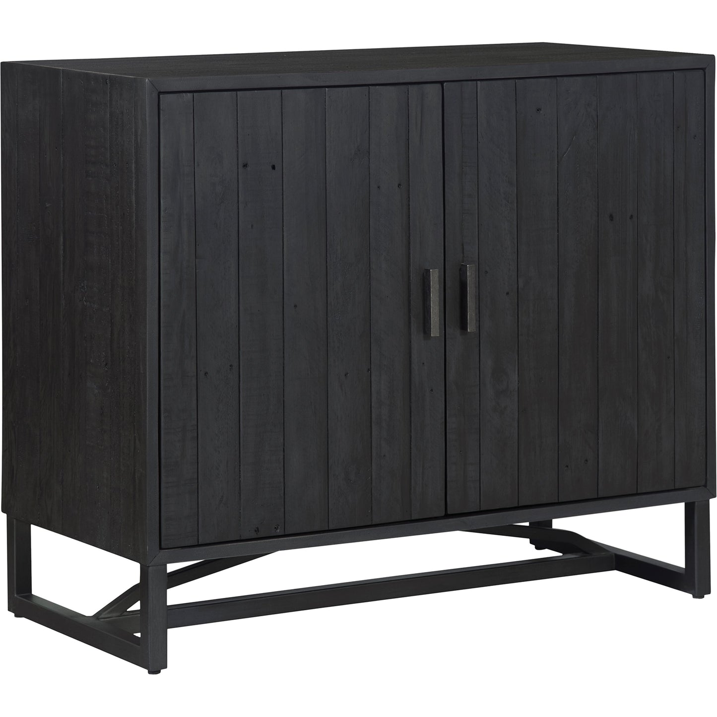 001 SI-1985436 | Primary Silo | Sierra 2 Door Cabinet by Moe's Home Collection. Made from new pine frame with reclaimed pine face boards, stainless steel base in a modern style.