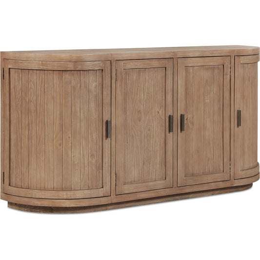 Nicola Sideboard by Moe's Home Collection in brown and natural. Made from reclaimed pine, plywood in a unique style.