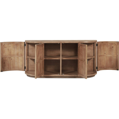 Nicola Sideboard by Moe's Home Collection. Made from reclaimed pine, plywood in a modern style.