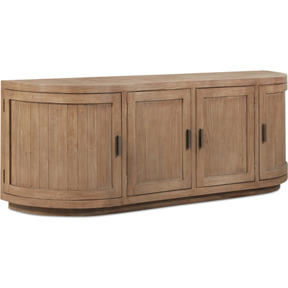 Nicola Media Cabinet by Moe's Home Collection. Made from reclaimed pine, plywood in a modern style.