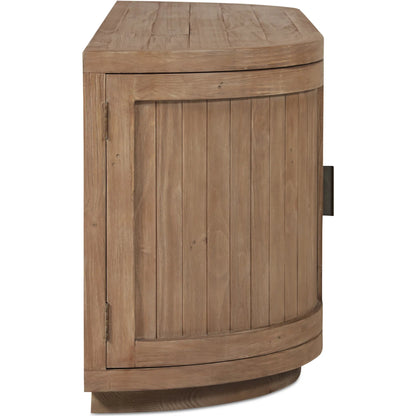 Nicola Media Cabinet by Moe's Home Collection. Made from reclaimed pine, plywood in a modern style.