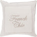 French Chic Pillow - 13447 by Surya. Made from 100% linen in a modern style.