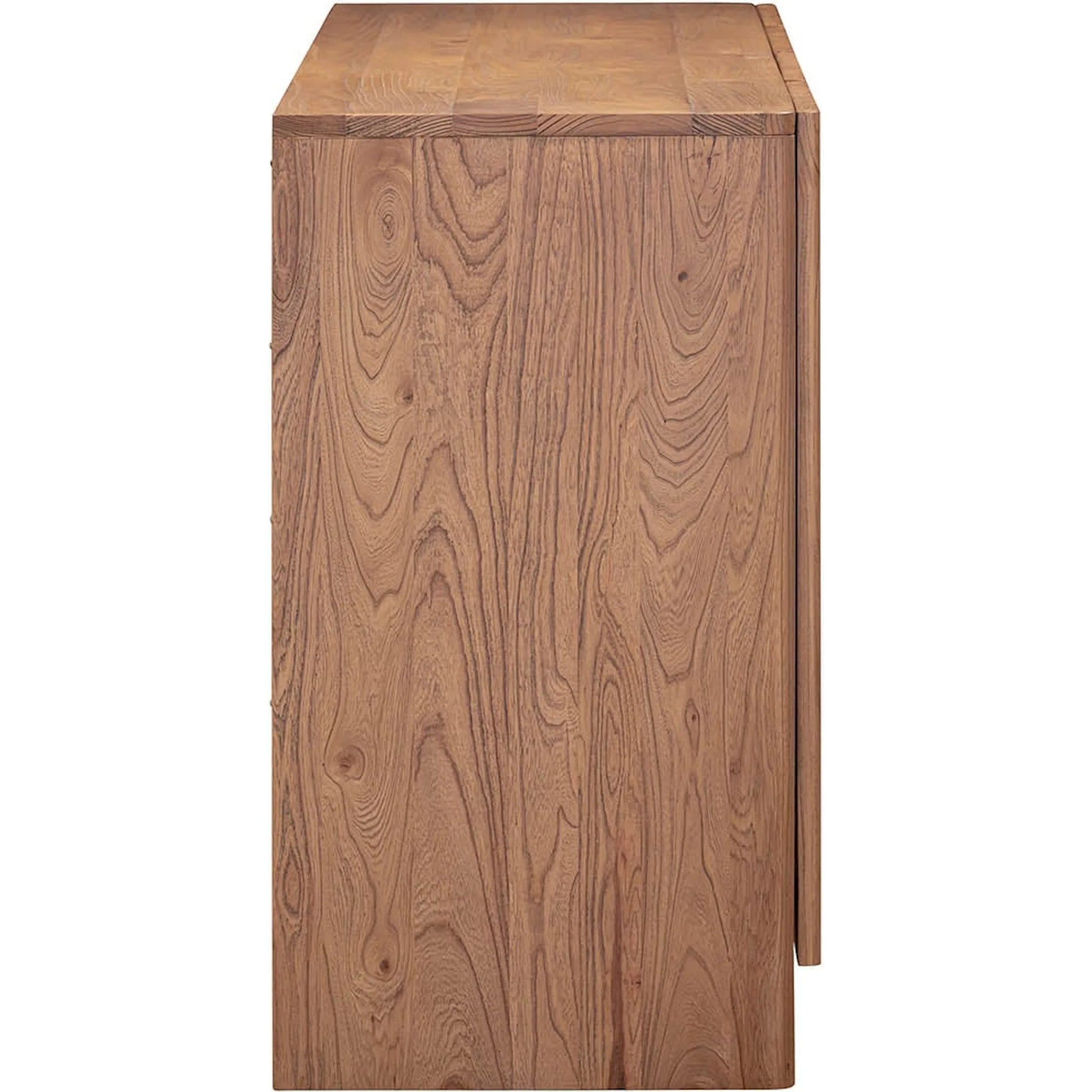Freedom 4 Door Sideboard by LH Imports in sandblast caramel. Made from rustic elm, mdf in a unique style.