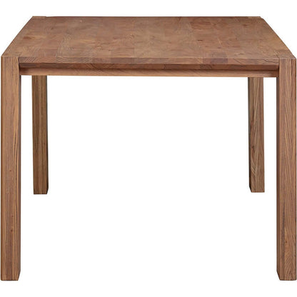 Freedom Dining Table by LH Imports in sandblast caramel. Made from rustic elm, plywood in a unique style.