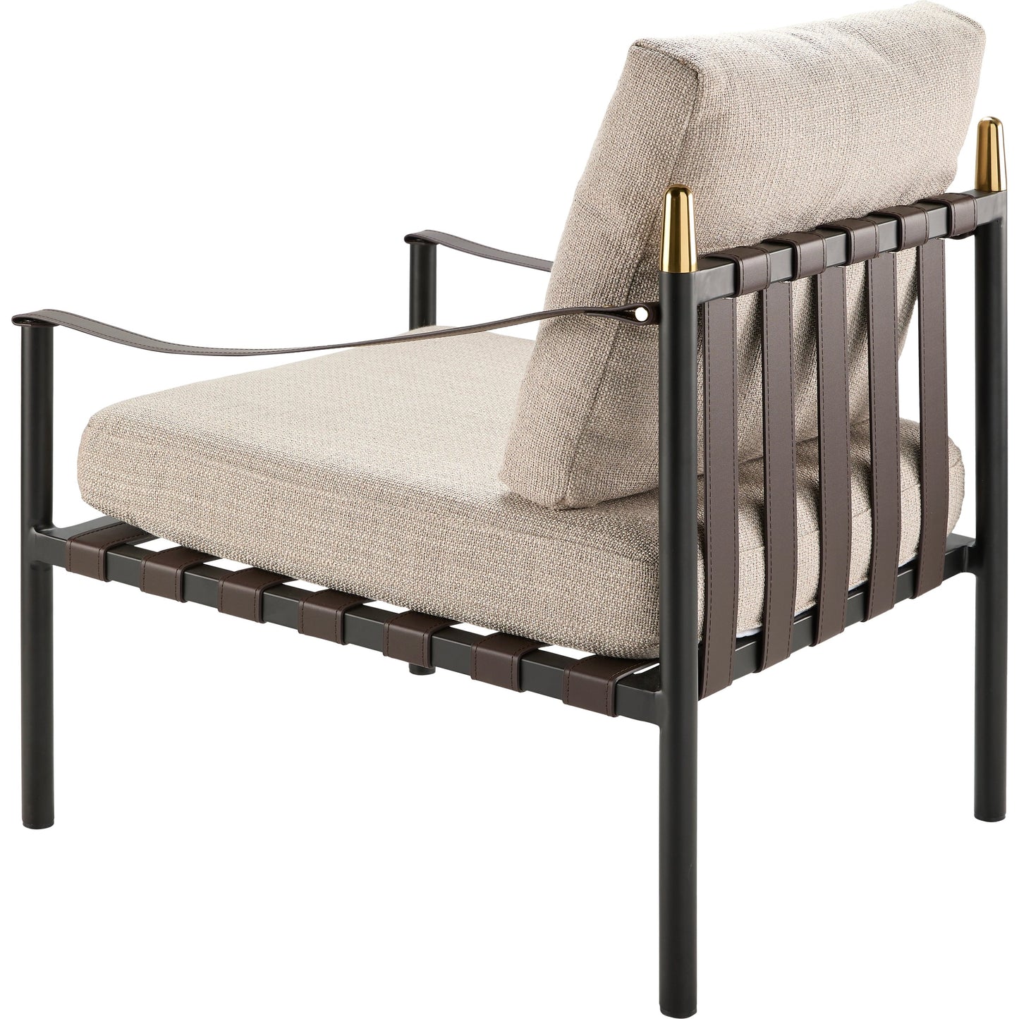 002 SI-2132155 | Additional Silo | Frank - 497374 by Surya in light gray, black and lacquered. Made from upholstery: polyester, base: metal, fill: 100% polyurethane foam in a modern style.