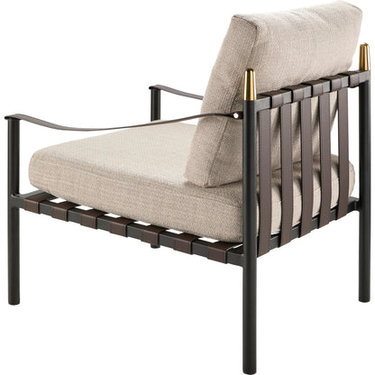 Frank - 497374 by Surya in light gray, black and lacquered. Made from upholstery: polyester, base: metal, fill: 100% polyurethane foam in a modern style.