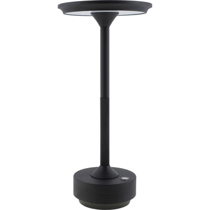 Furnas Accent Table Lamp 544665 by Livabliss in body: black; base: brown and hand paintedhand painted. Made from iron in a modern style.