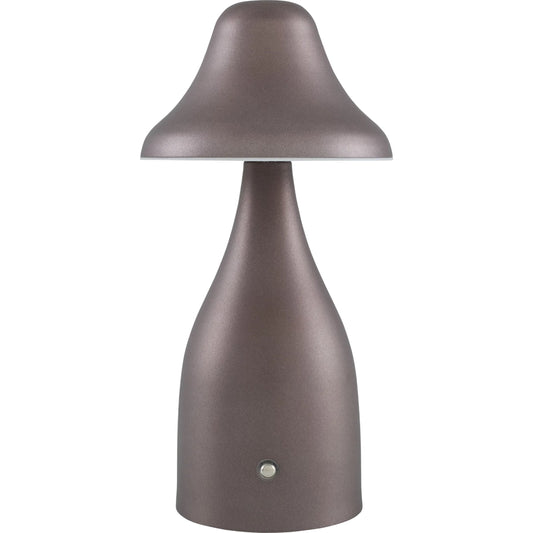 Furnas Brown Accent Table Lamp by Livabliss in body: brown and hand painted. Made from iron in a modern style.