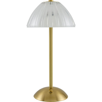 Toricella Brass Accent Table Lamp by Livabliss in body: metallic - brass; base: metallic - brass and platedplated. Made from iron in a modern style.