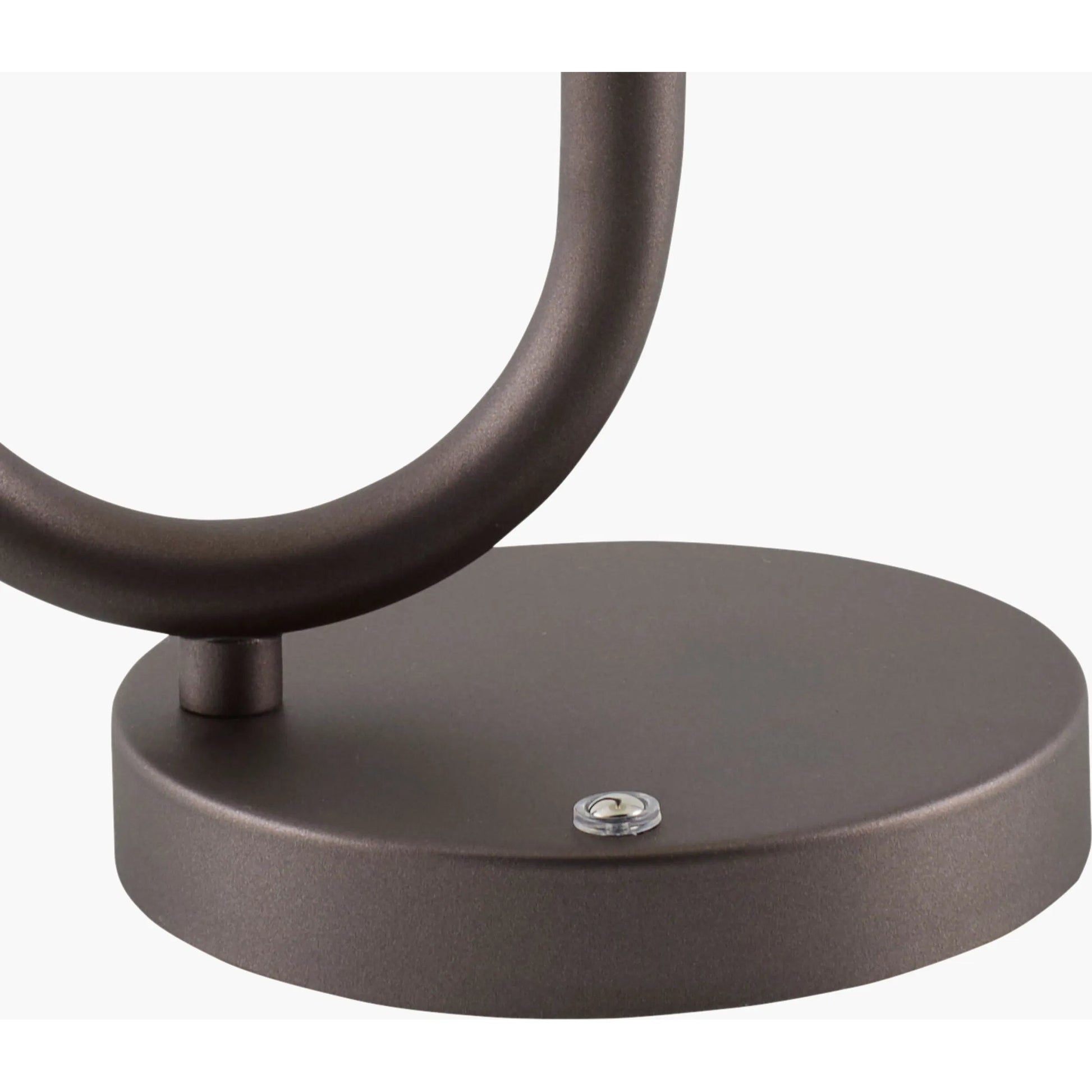 Furnas Umbrella Accent Table Lamp by Livabliss in body: brown; base: brown and hand painted. Made from iron in a modern style.