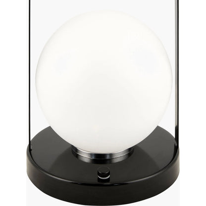 Toricella Black Accent Table Lamp by Livabliss in body: black; base: black and hand paintedhand painted. Made from iron in a transitional style.