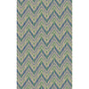 Beige, Light Green, Teal / 2' x 3'