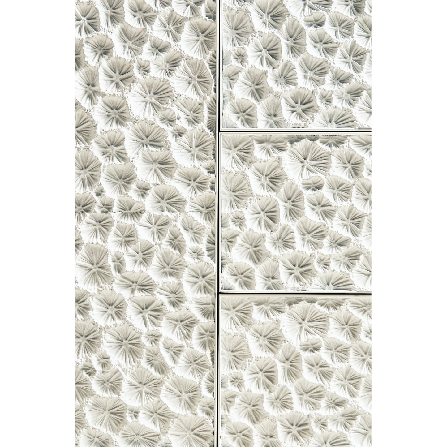 002 SI-2186268 | Closeup | Water Pelagic Cast Metal Entertainment Console by Jonathan Charles in bleached oak. Made from oak, cast metal in a modern style.