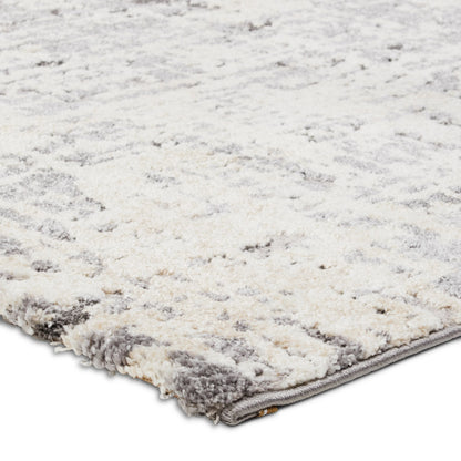 Ferris FRR12 Rug by Jaipur Living in gray, cream. Made from 70% polypropylene 30% polyester in a unique style.