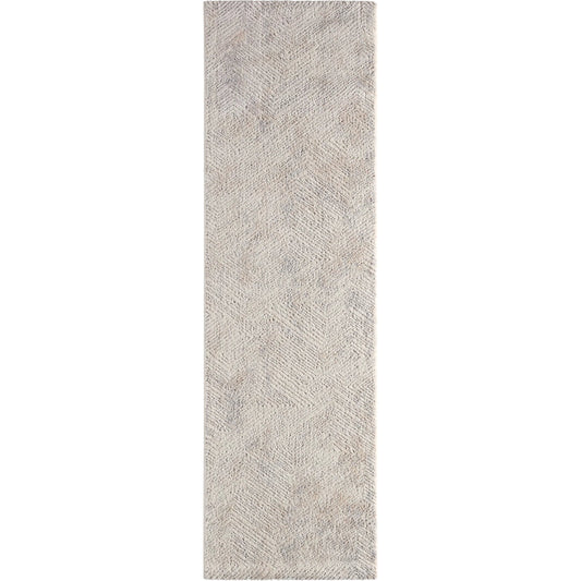 Ferris FRR13 Rug by Jaipur Living in cream, silver. Made from 70% polypropylene 30% polyester in a unique style.