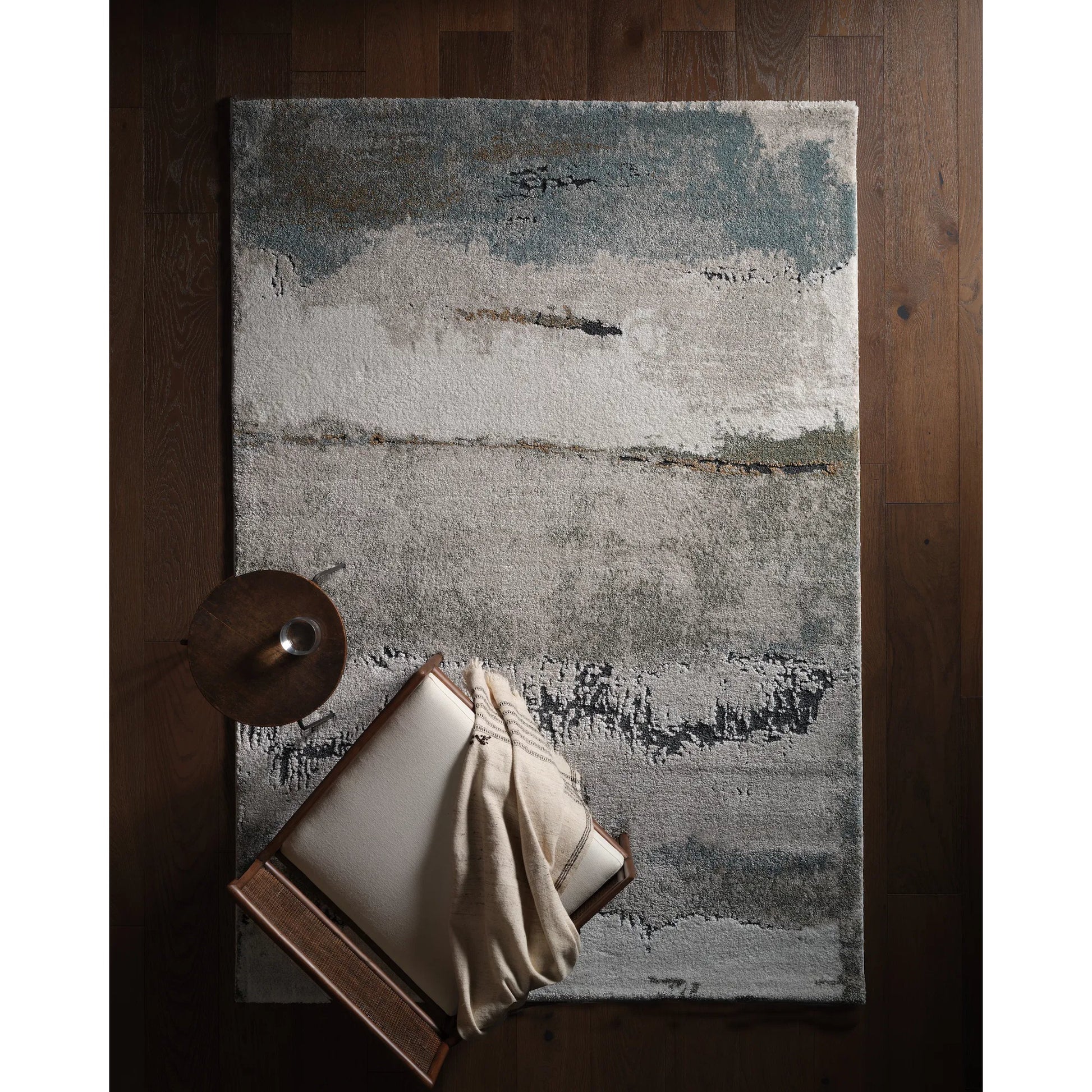 Ferris FRR14 Rug by Jaipur Living in green, blue. Made from 70% polypropylene 30% polyester in a unique style.