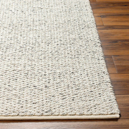 Firat FRT-2300 Rug by Livabliss in ivory, gray, charcoal. Made from main: 80% wool, main: 20% cotton in a unique style.