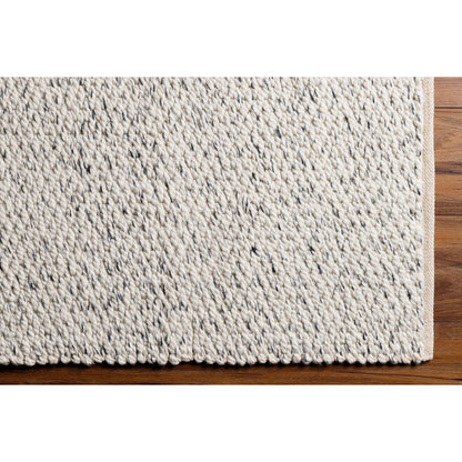 Firat FRT-2300 Rug by Livabliss in ivory, gray, charcoal. Made from main: 80% wool, main: 20% cotton in a unique style.