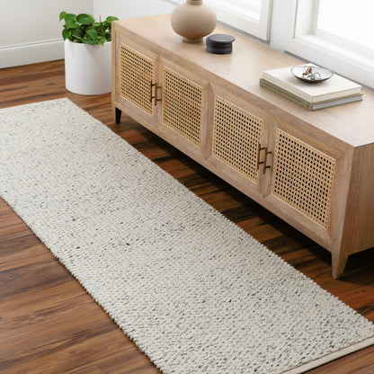 Firat FRT-2300 Rug by Livabliss in ivory, gray, charcoal. Made from main: 80% wool, main: 20% cotton in a unique style.