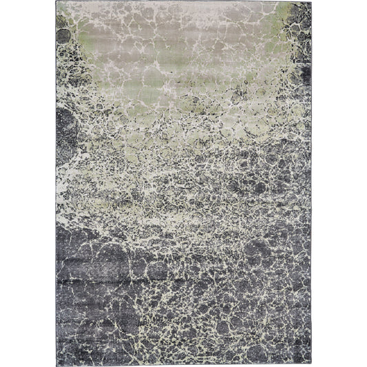Katari Transitional Rug - 3379F by Feizy in gray, green, ivory. Made from polypropylene in a unique style.