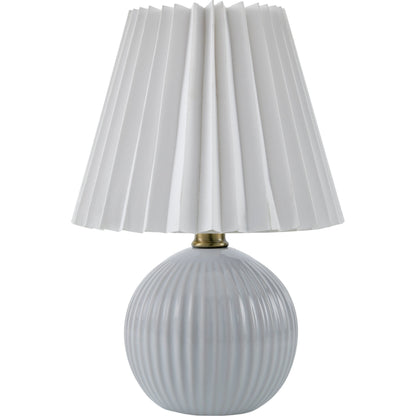 Ferez Table Lamp I - 539181 by Livabliss in glazed. Made from ceramic, linen, polystyrene in a modern style.