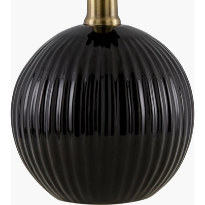 Ferez Table Lamp I - 539181 by Livabliss in glazed. Made from ceramic, linen, polystyrene in a modern style.