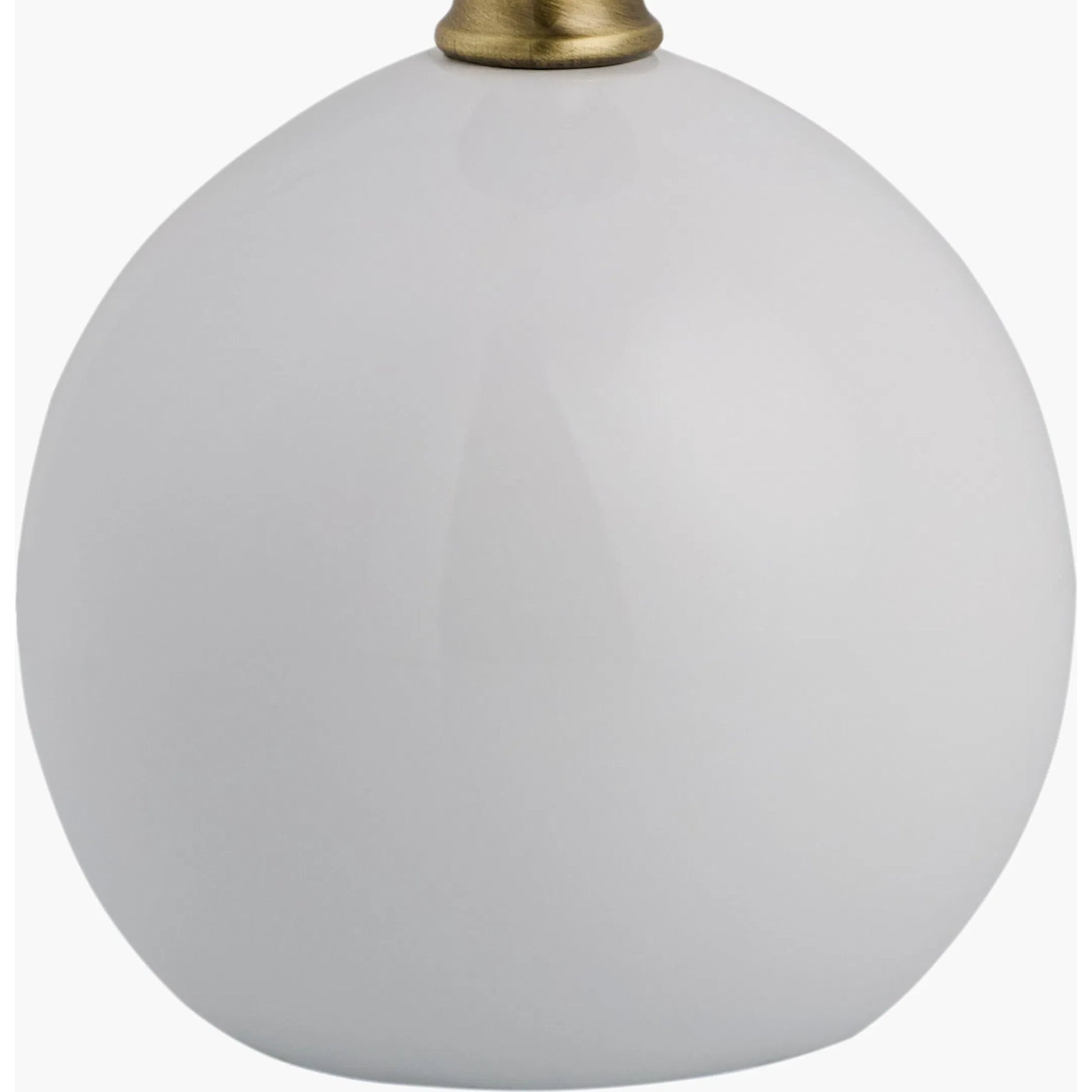 Ferez Accent Table Lamp II - 539196 by Livabliss in glazed. Made from ceramic, linen, polystyrene in a modern style.