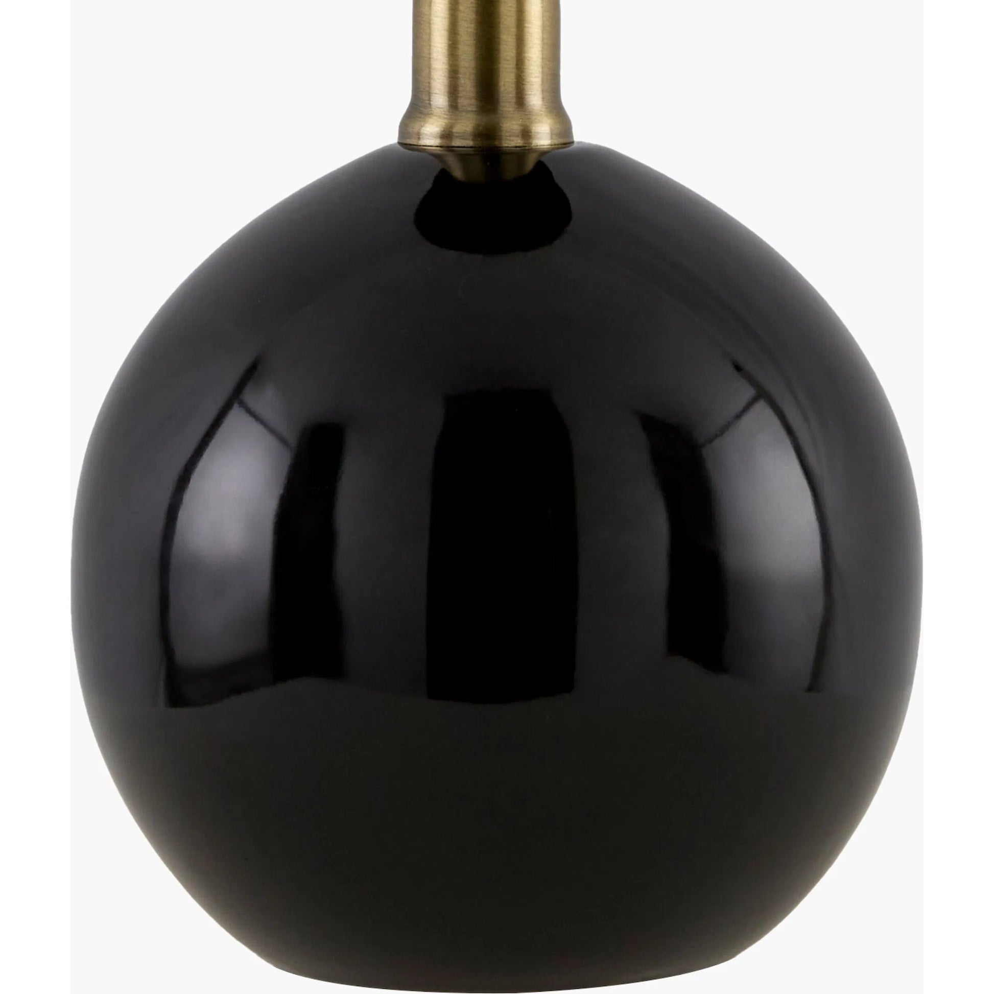 Ferez Accent Table Lamp II - 539196 by Livabliss in glazed. Made from ceramic, linen, polystyrene in a modern style.
