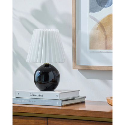 Ferez Accent Table Lamp II - 539196 by Livabliss in glazed. Made from ceramic, linen, polystyrene in a modern style.