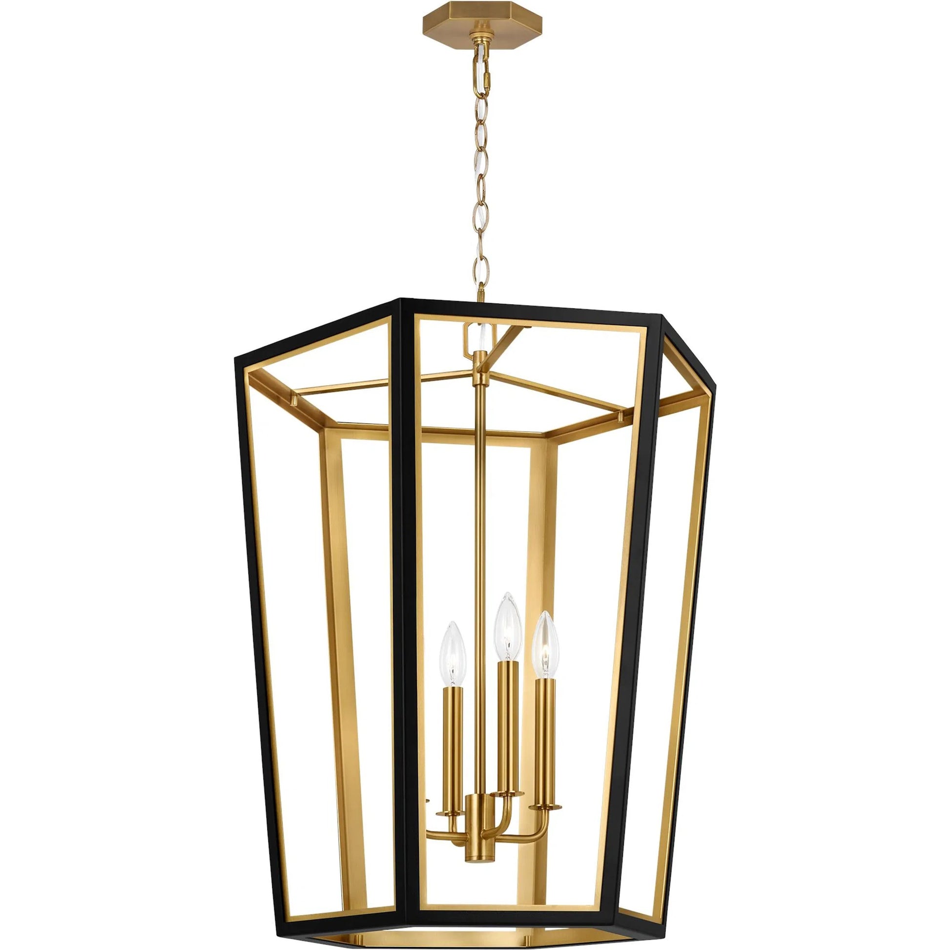 Curt Medium Lantern by Visual Comfort & Co.. Made from steel in a modern style.