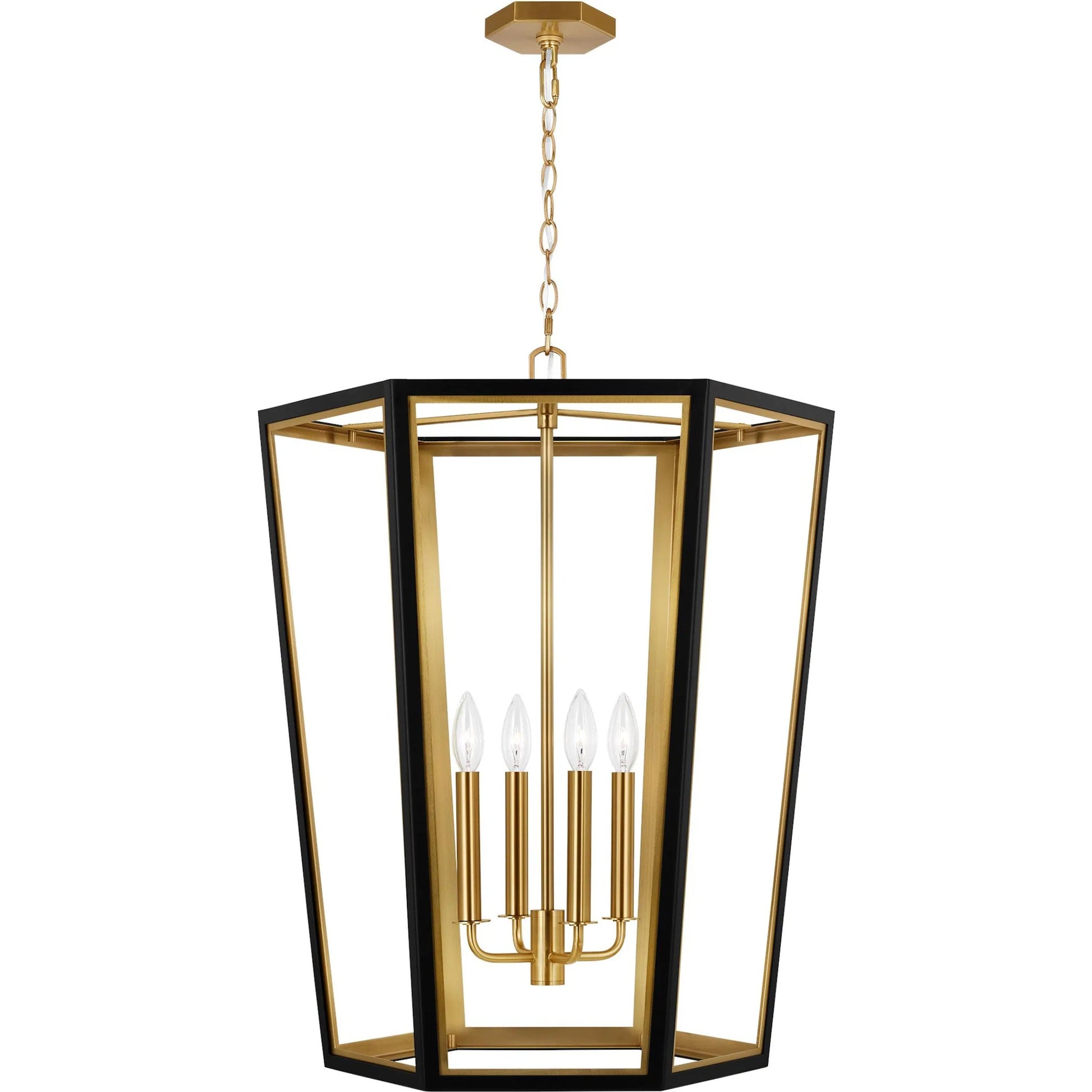 Curt Medium Lantern by Visual Comfort & Co.. Made from steel in a modern style.
