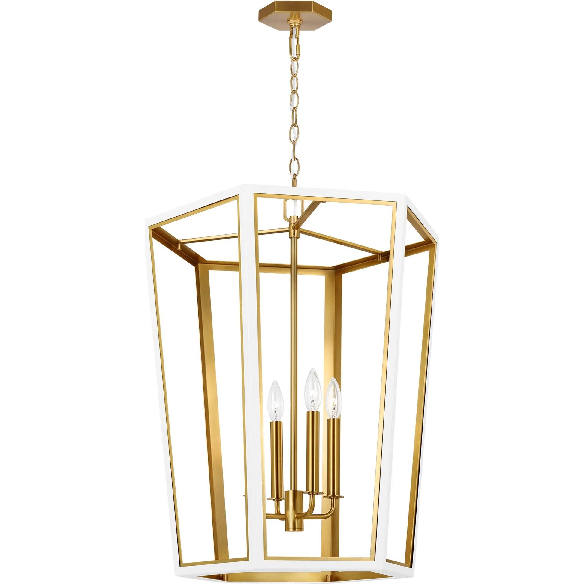 Curt Medium Lantern by Visual Comfort & Co.. Made from steel in a modern style.