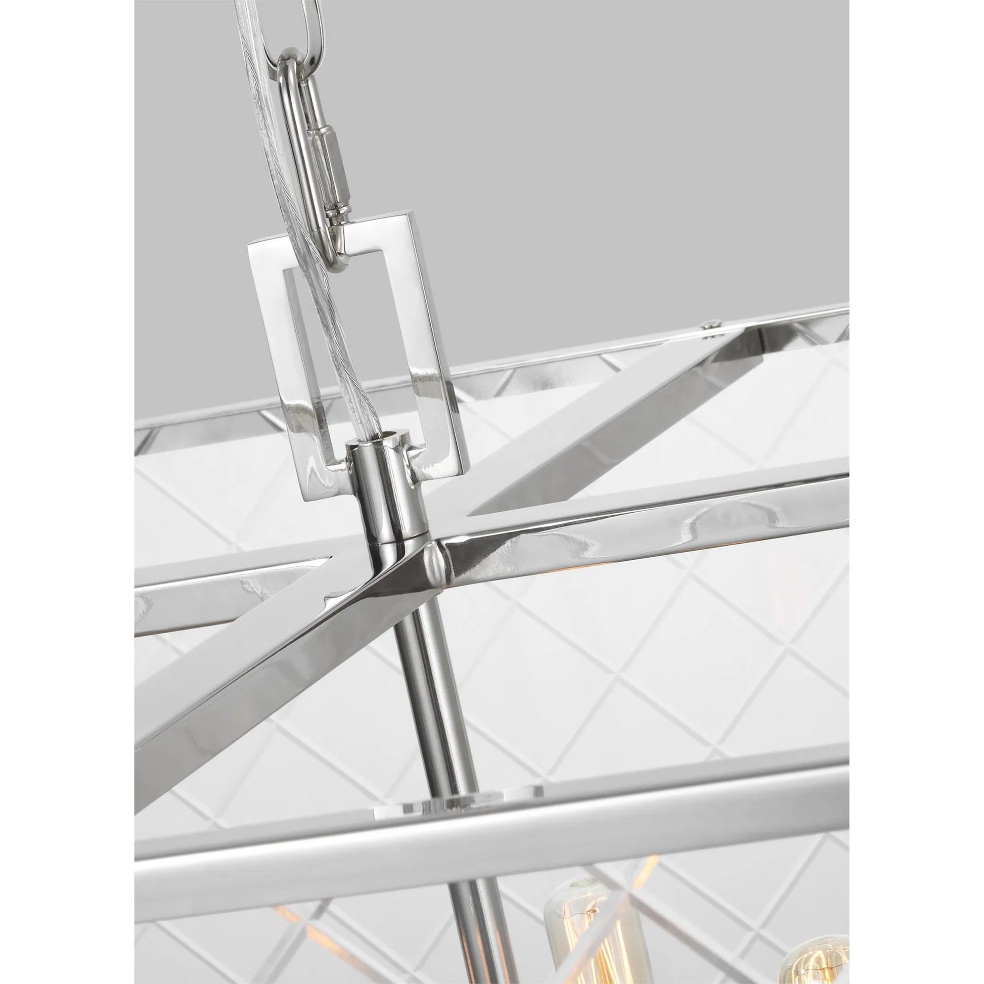 Erro Large Lantern by Visual Comfort & Co.. Made from steel in a unique style.