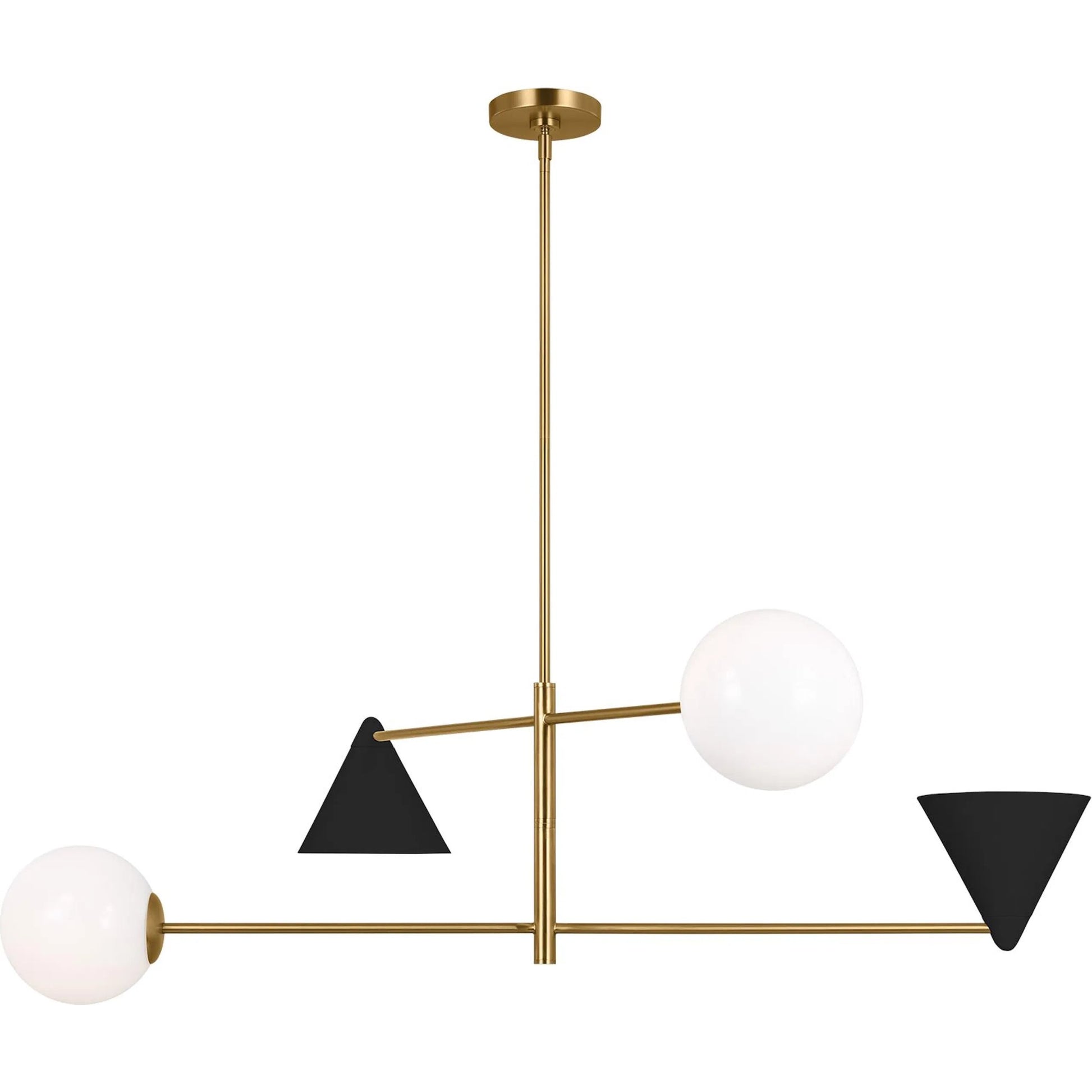 Cosmo Extra Large Chandelier by Visual Comfort & Co. in matte white. Made from steel in a modern style.