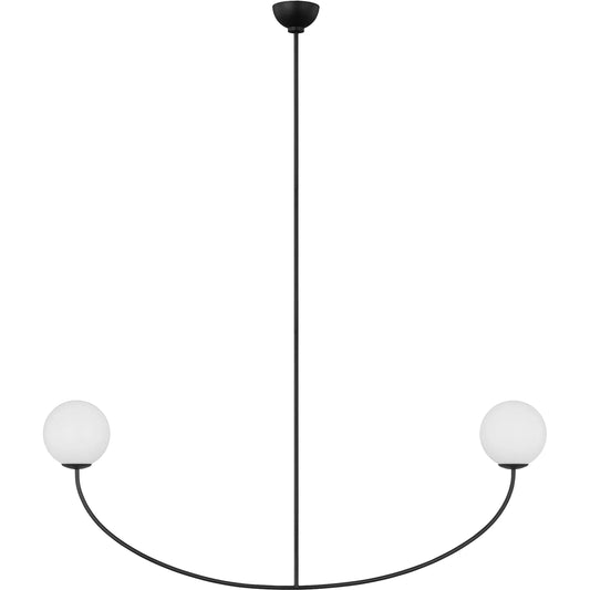 Galassia Grand Linear Chandelier by Visual Comfort & Co.. Made from steel in a unique style.