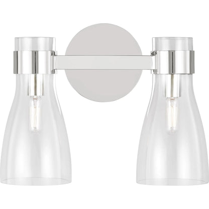Moritz Two Light Vanity by Visual Comfort & Co.. Made from steel in a unique style.